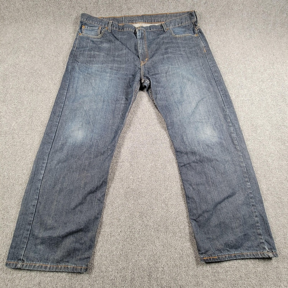 Levis‎ 560 Jeans Mens 44x30 Blue Comfort Fit Denim Relaxed Straight Leg Pants